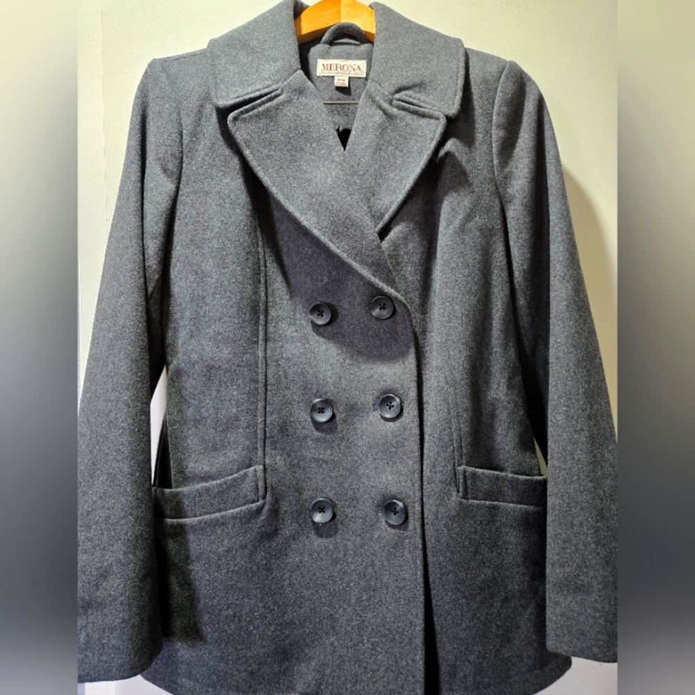 Merona Women's Wool Blend Peacoat